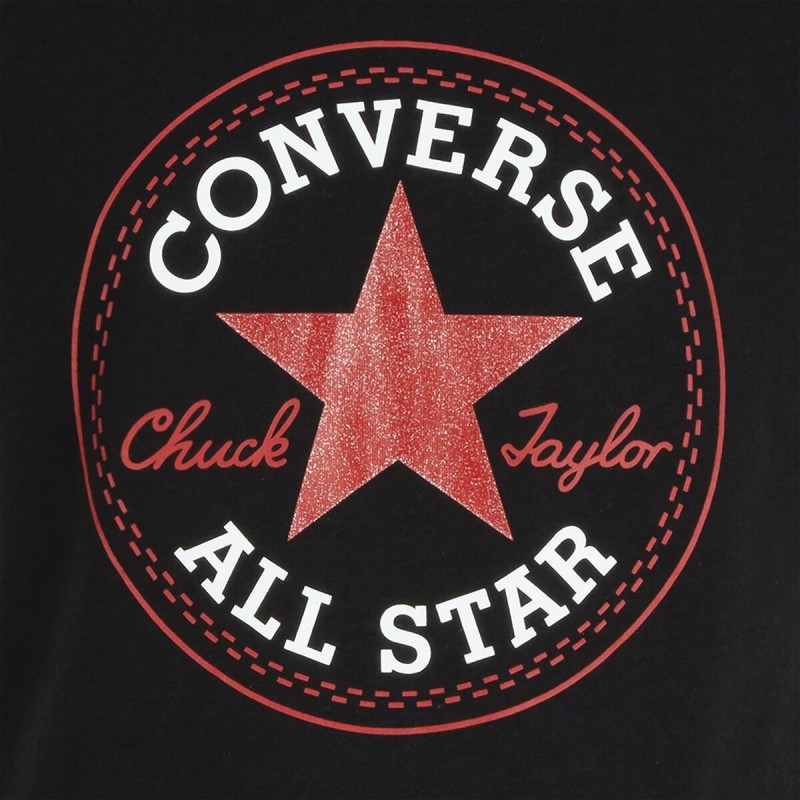 T shirt à manches courtes Enfant Converse Noir