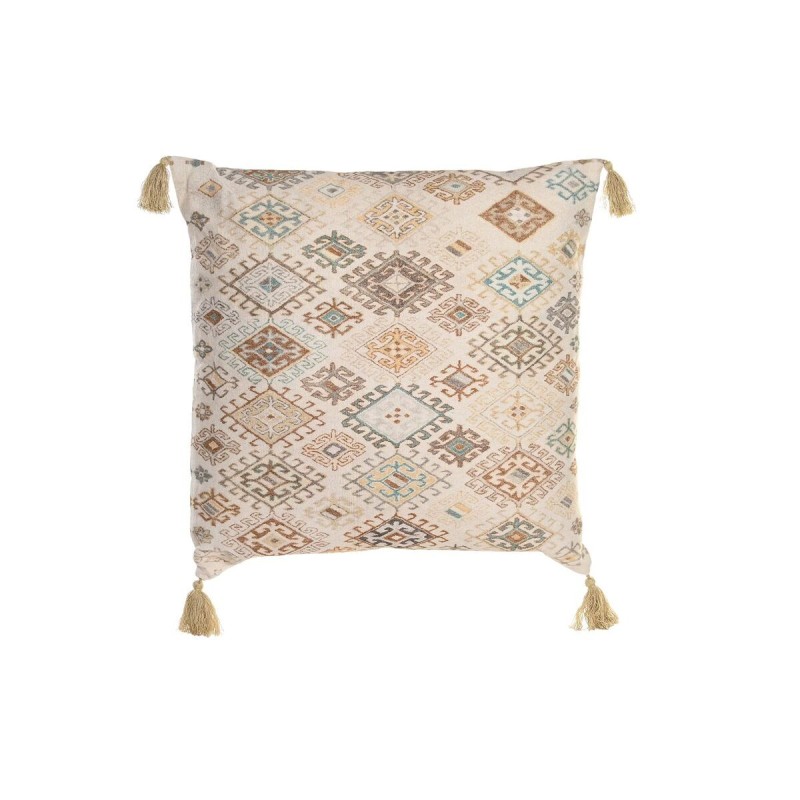 Coussin DKD Home Decor Beige Losanges 60 x 20 x 60 cm