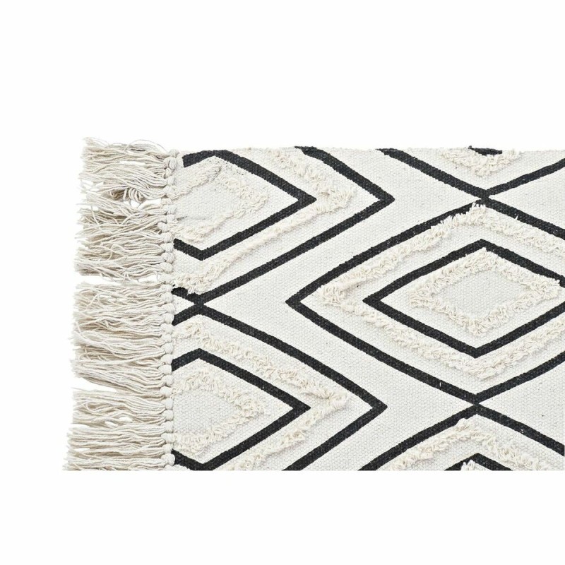 Tapis DKD Home Decor Noir Blanc (120 x 190 x 0,7 cm)