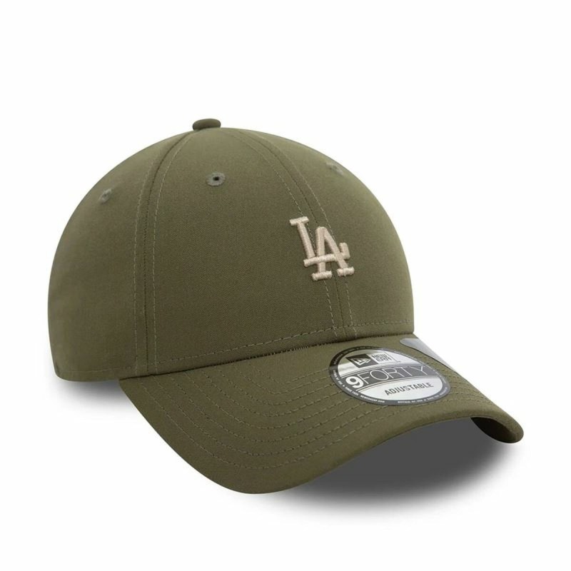 Casquette de Sport New Era REPREVE MINI LOGO 9FORTY LA Dodgers NOV Olive Taille unique