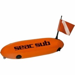masque de plongée Seac Fluo Siluro C/Sagola Orange Taille unique