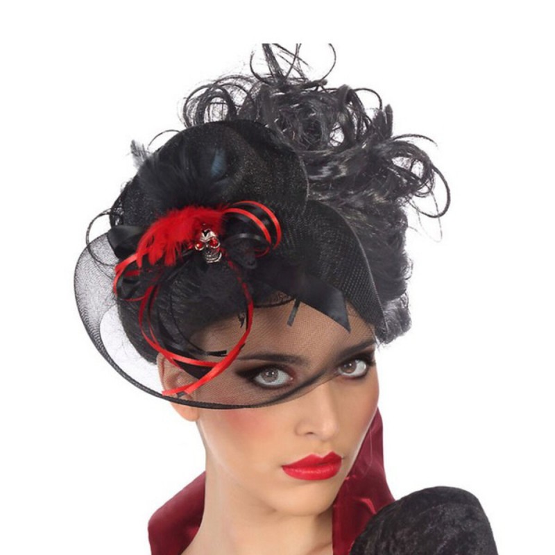 Parure de Cheveux Halloween Noir