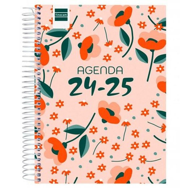 Agenda Finocam COOL 4º 1DP FLORAL Multicouleur quarto 15