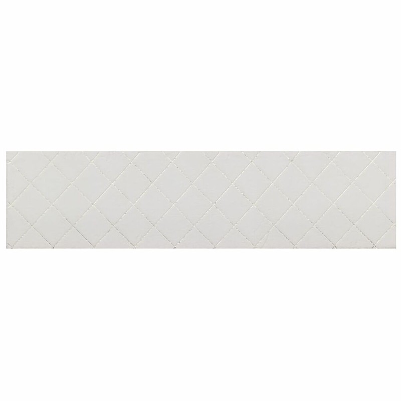 Tapis DKD Home Decor Blanc Losanges Moderne (60 x 240 x 2