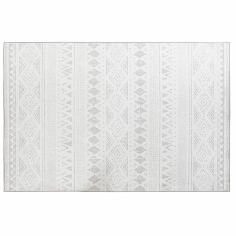 Tapis DKD Home Decor Beige Blanc Ikat (200 x 290 x 0