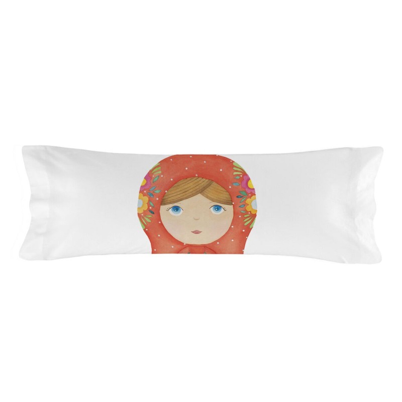 Taie d'oreiller HappyFriday Baleno Teen Matryoshka Multicouleur 45 x 110 cm