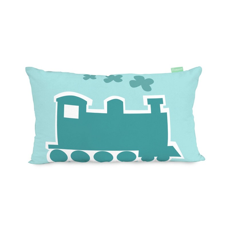 Housse de coussin HappyFriday Train Multicouleur 50 x 30 cm