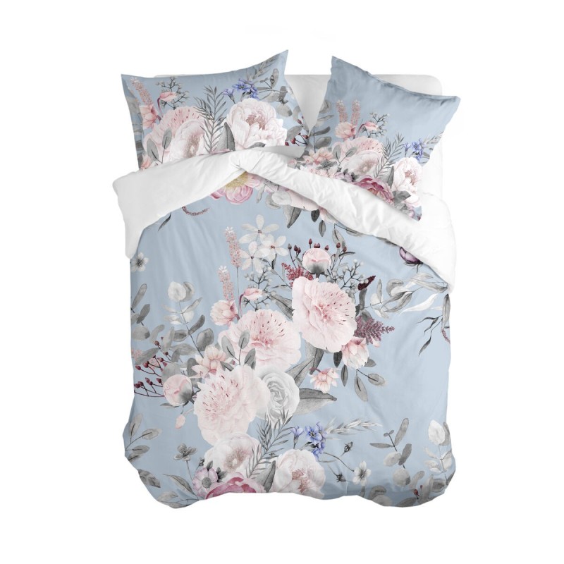 Housse de Couette HappyFriday Soft bouquet Multicouleur 200 x 200 cm