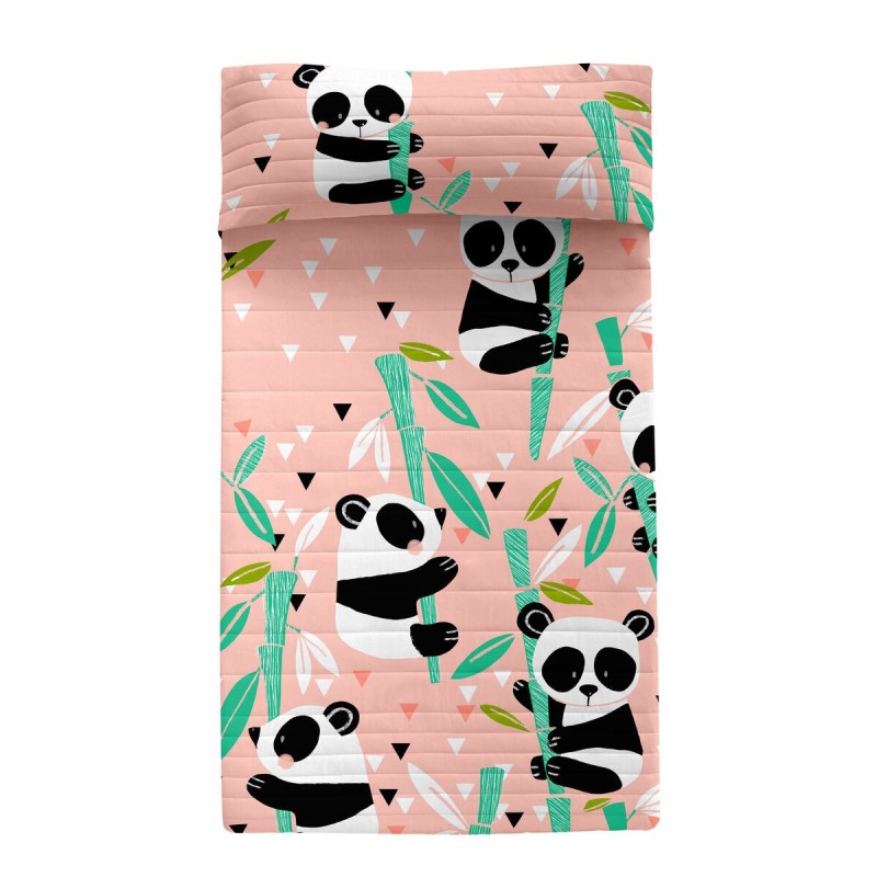 Couvre-lit HappyFriday Moshi Moshi Rose 200 x 260 cm Ours Panda