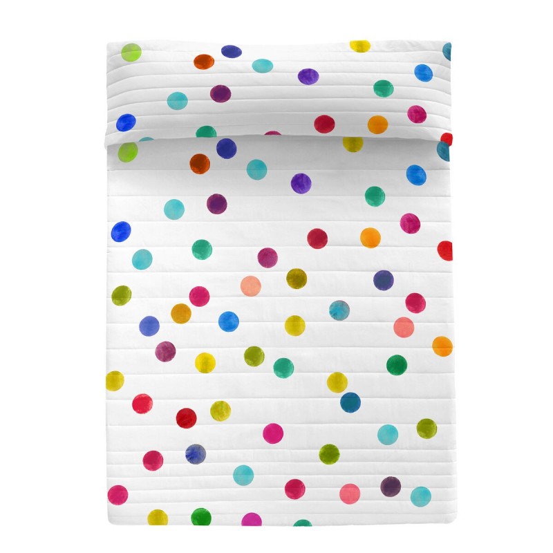 Couvre-lit HappyFriday HF Confetti Multicouleur 180 x 260 cm