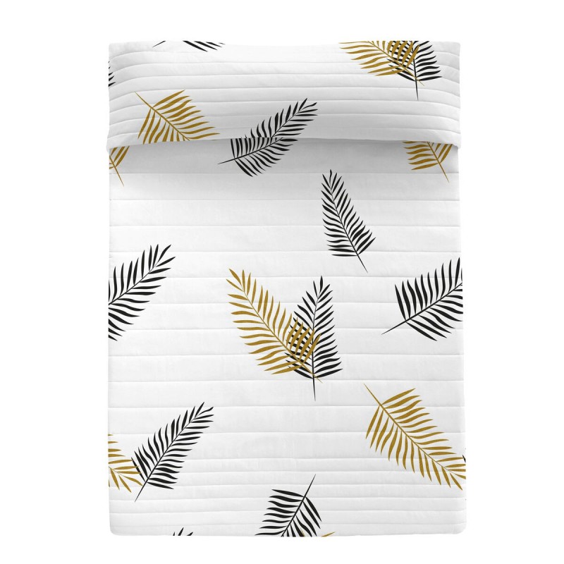 Couvre-lit HappyFriday Blanc Foliage Multicouleur 240 x 260 cm