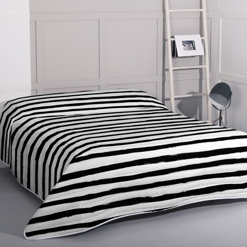 Couvre-lit HappyFriday Blanc Stripes Multicouleur 270 x 260 cm