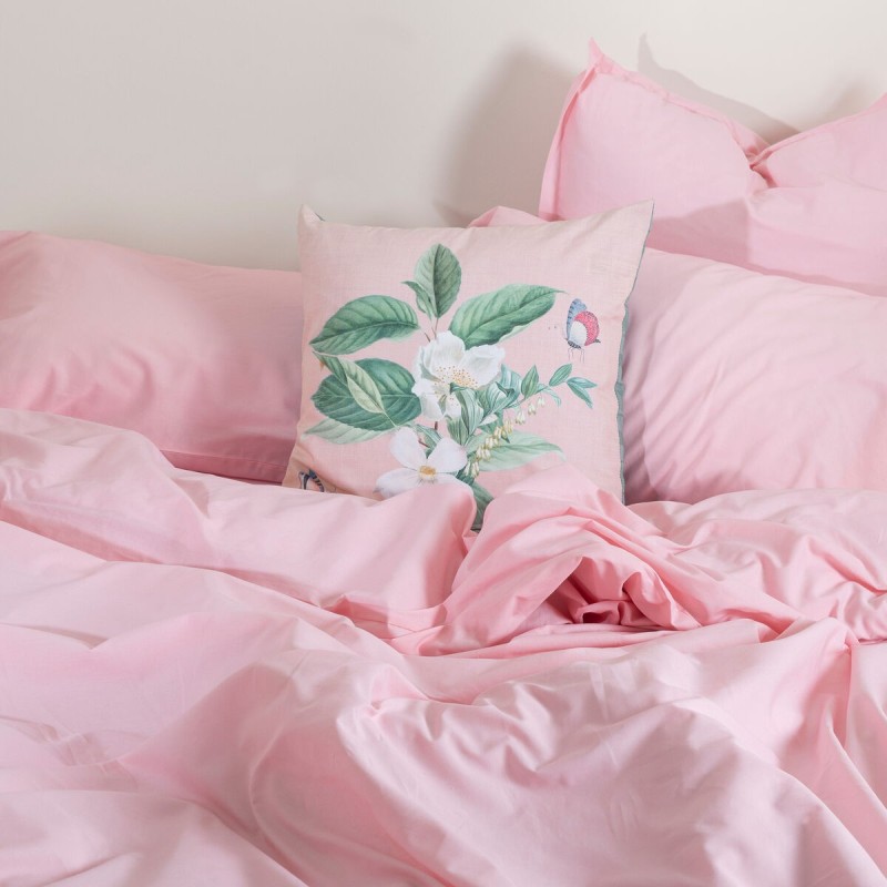 Housse de Couette HappyFriday Basic Rose clair 140 x 200 cm