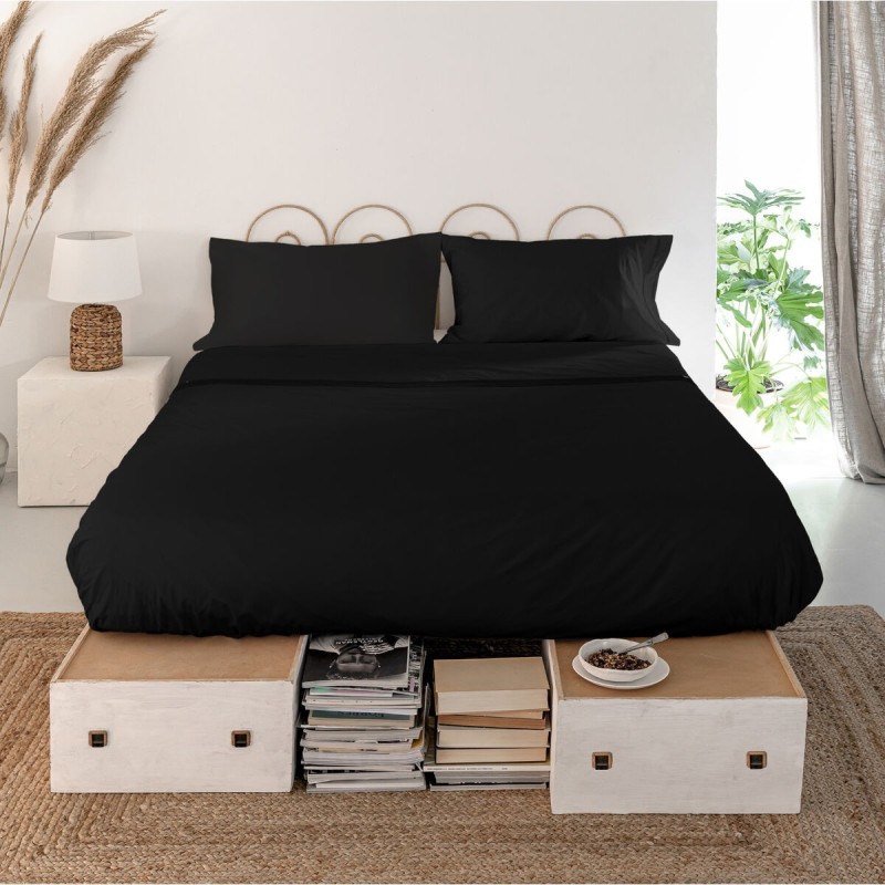 Drap HappyFriday Basic Noir 240 x 270 cm