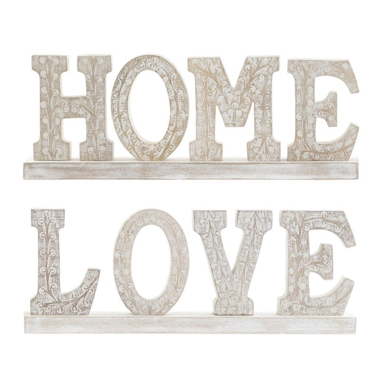 Figurine Décorative DKD Home Decor Blanc Décapé 40