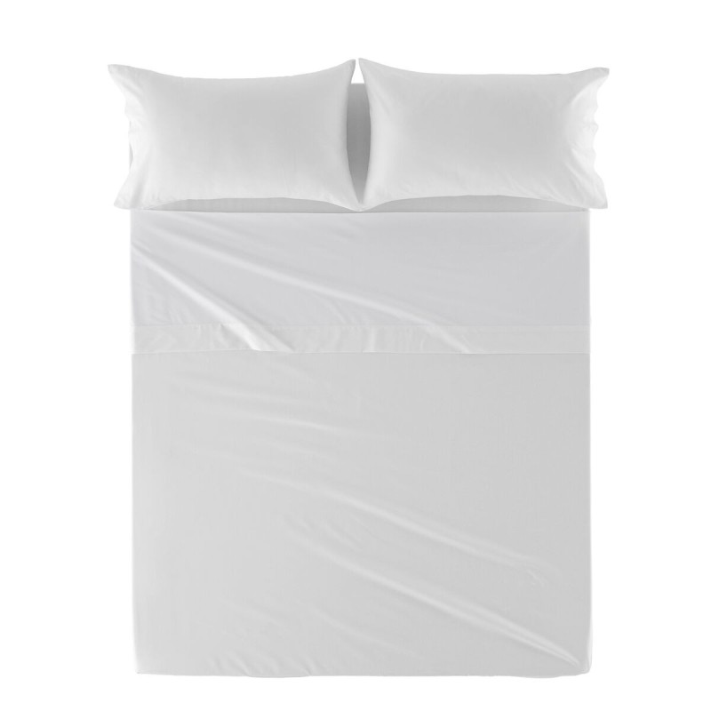 Drap HappyFriday Basic Blanc 240 x 270 cm