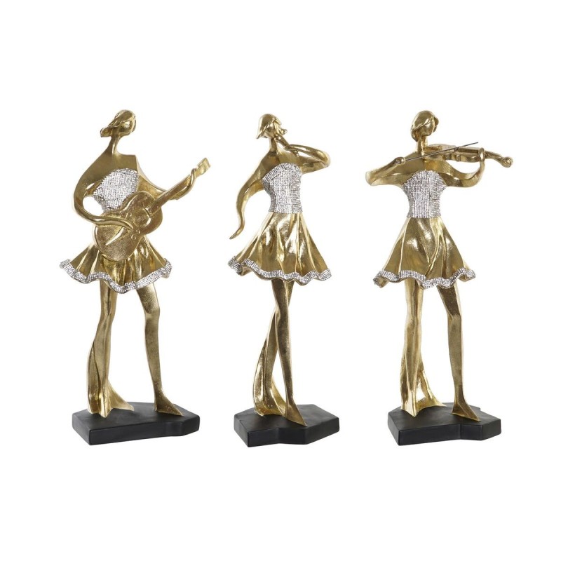 Figurine Décorative DKD Home Decor Musique 20 x 12 x 41