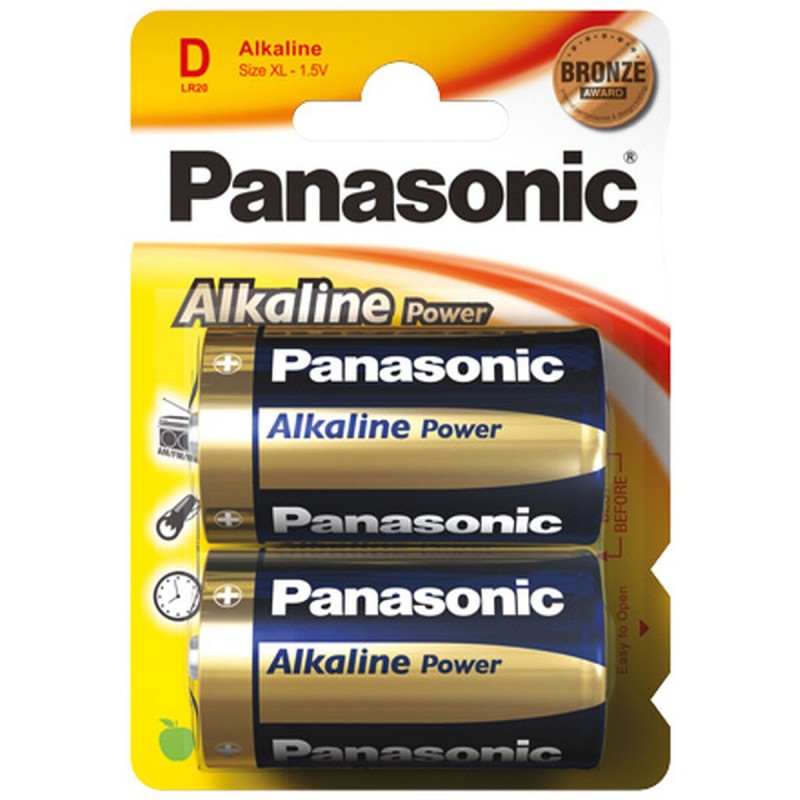 Piles Alcalines Panasonic Corp. Bronze LR20 1