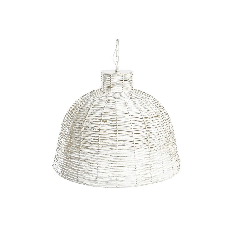 Suspension DKD Home Decor Blanc Doré Fer 50 W 51 x 51 x 38 cm