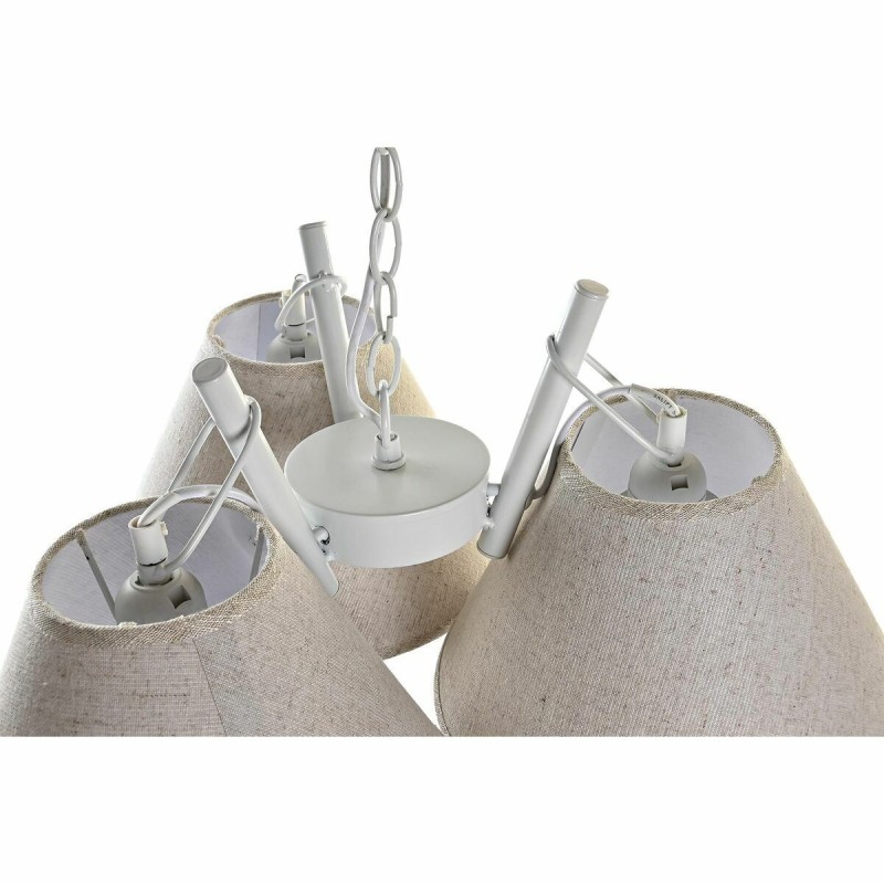 Suspension DKD Home Decor 50 x 46 x 30 cm Doré Métal Blanc 50 W (2 Unités)