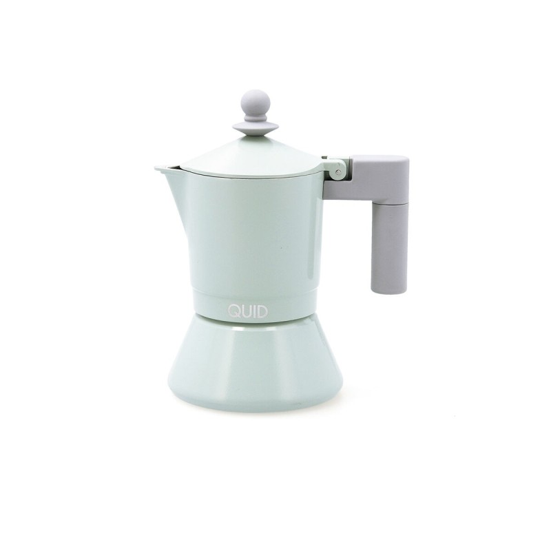 Cafetière Italienne Quid Ozon Vert Métal 3 Tasses