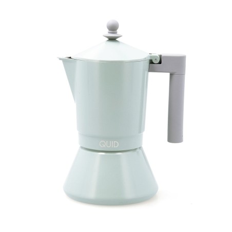 Cafetière Italienne Quid Ozon Vert Métal 9 Tasses