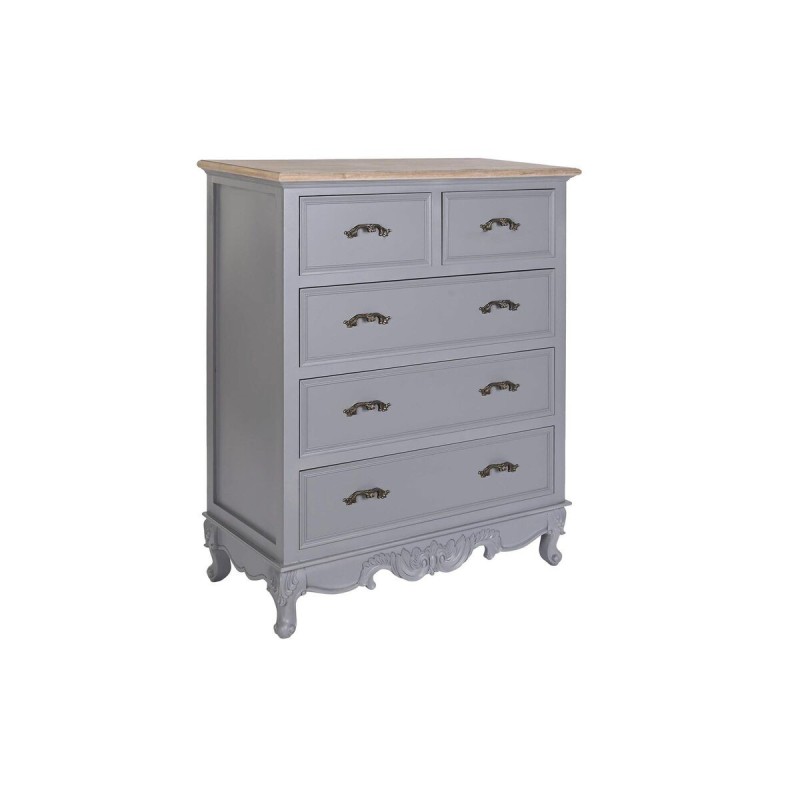 Commode DKD Home Decor Gris Bois MDF (80 x 40 x 96 cm)