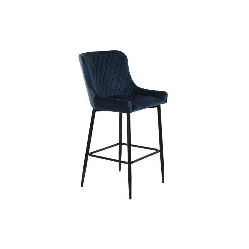 Tabouret DKD Home Decor Blue marine Métal 47 x 58 x 96