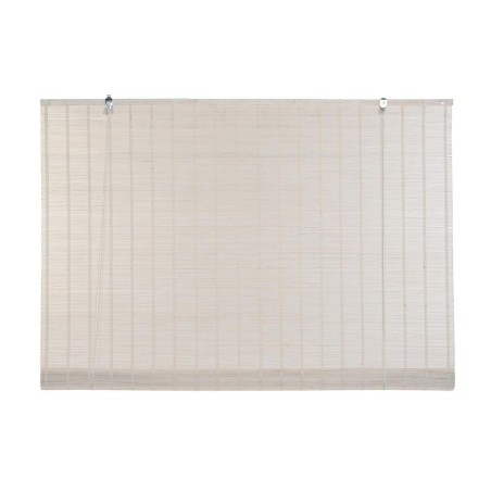 Store à enrouleur DKD Home Decor Vernis Blanc Bambou 120 x 2 x 230 cm