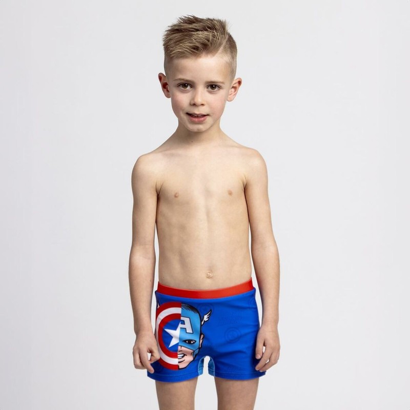 Boxer de Bain pour Enfants The Avengers Bleu foncé