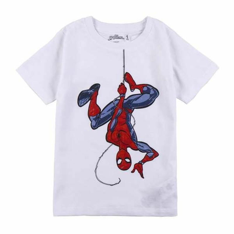 T-shirt à manches courtes enfant Spider-Man Blanc