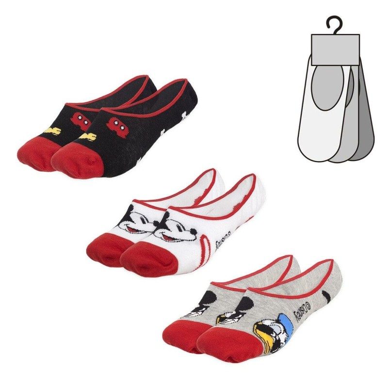 Chaussettes Mickey Mouse Unisexe 3 paires