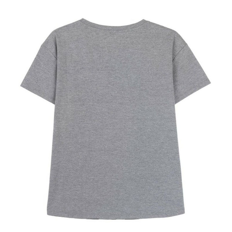 T-shirt à manches courtes femme Mickey Mouse Gris Gris foncé