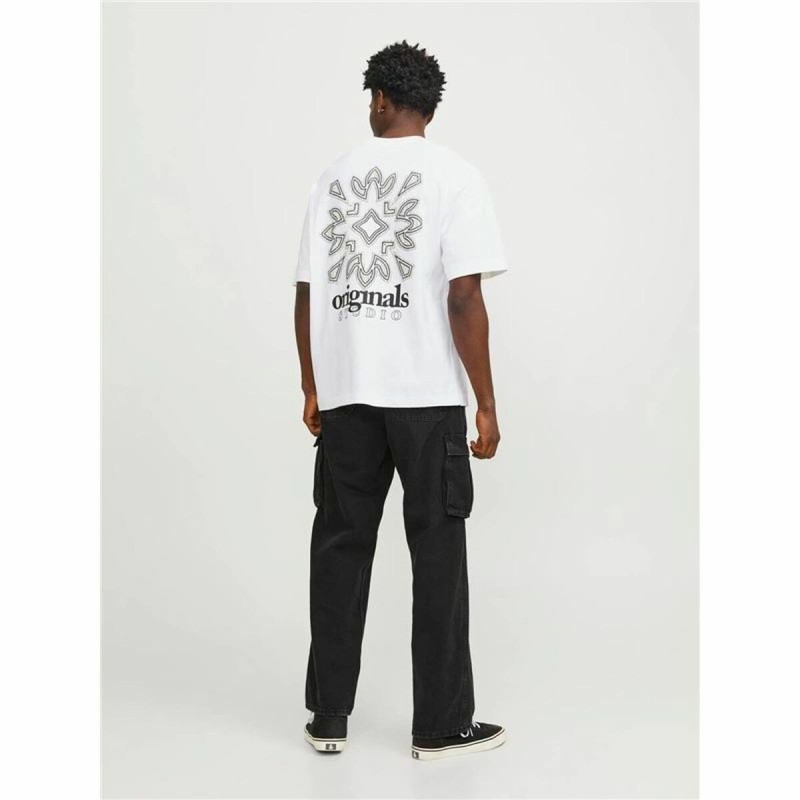 T-shirt à manches courtes homme Jack & Jones bari Back Blanc Homme