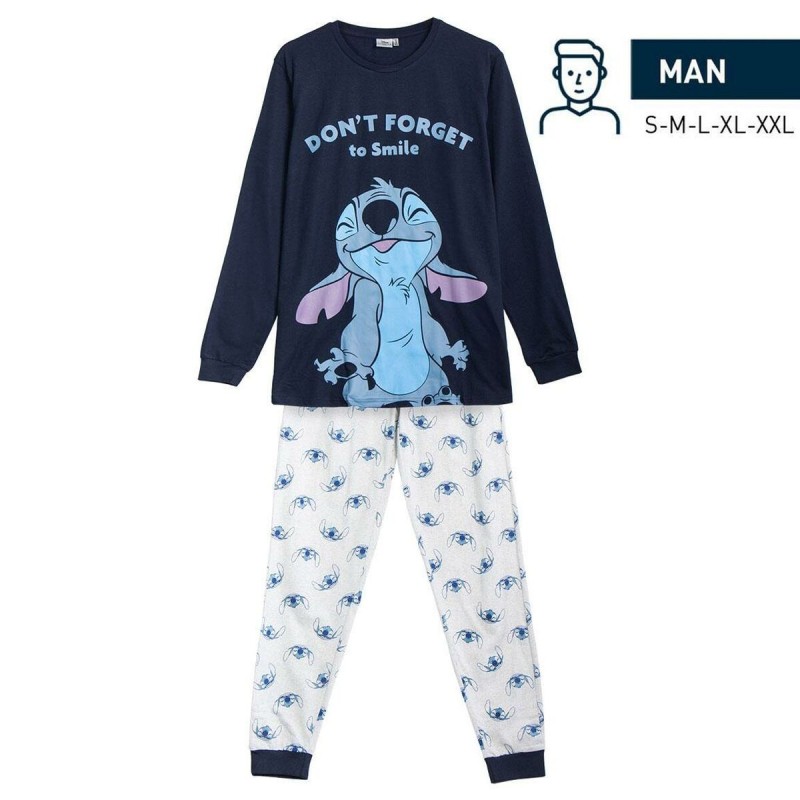 Pyjama Stitch Bleu