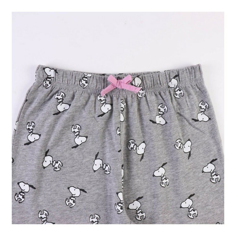 Pyjama Snoopy Gris Femme