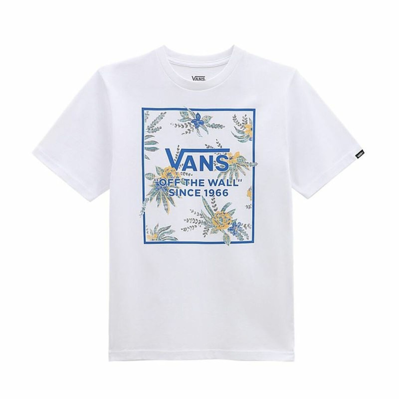 T-shirt à manches courtes enfant Vans Califlower Box-B Blanc