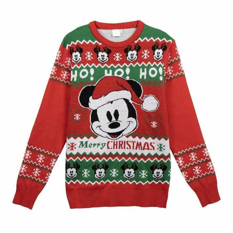 Pull femme Mickey Mouse Rouge