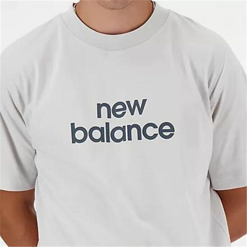 T-shirt à manches courtes homme New Balance Sport Essentials Linear Gris clair