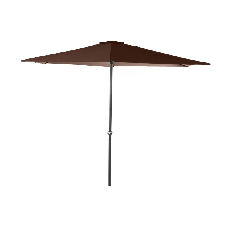 Parasol DKD Home Decor Marron Acier (270 x 270 x 250 cm)