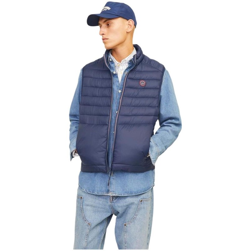 Gilet Rembourré pour Hommes Jack & Jones JJESPRINT BODYWARMER COLLAR NOOS 12258457 Blue marine