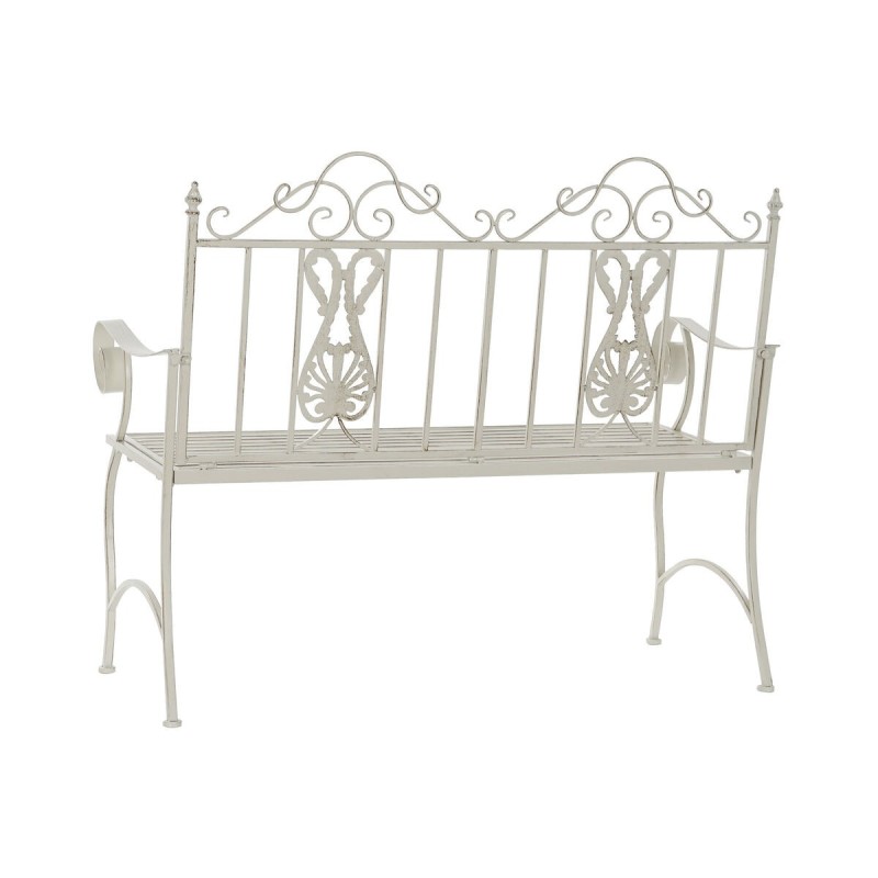 Banc DKD Home Decor Blanc 118 x 53 x 98 cm