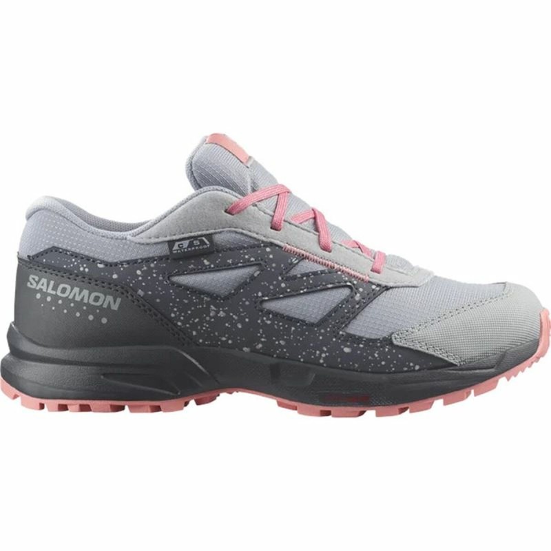 Chaussures de Sport pour Enfants Salomon Outway Climasalomon Gris clair