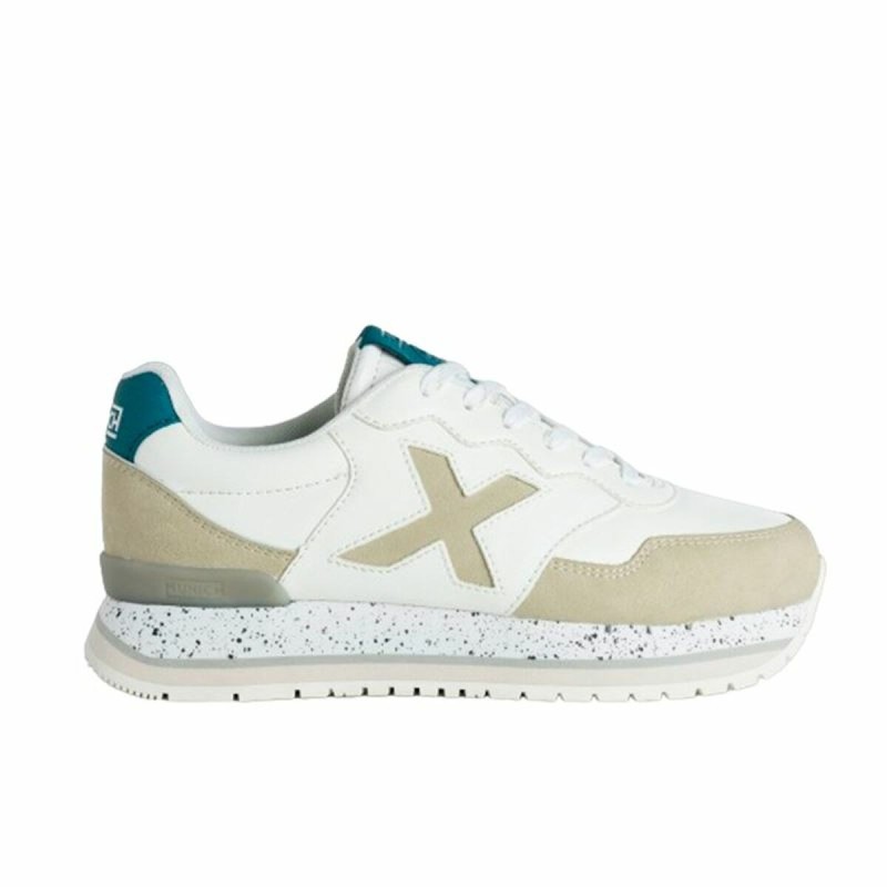 Baskets Casual pour Femme Munich Dash Sky 13 Blanc Beige