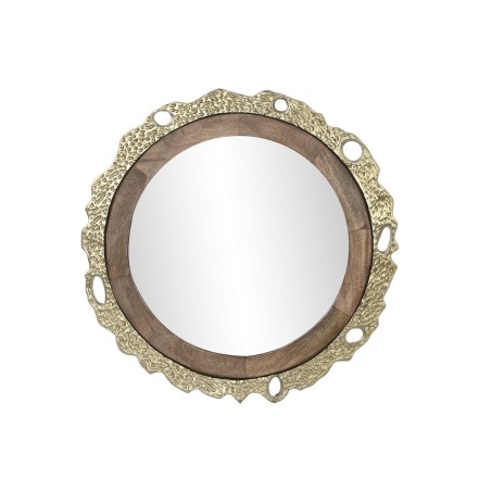 Miroir mural DKD Home Decor Marron Doré 78