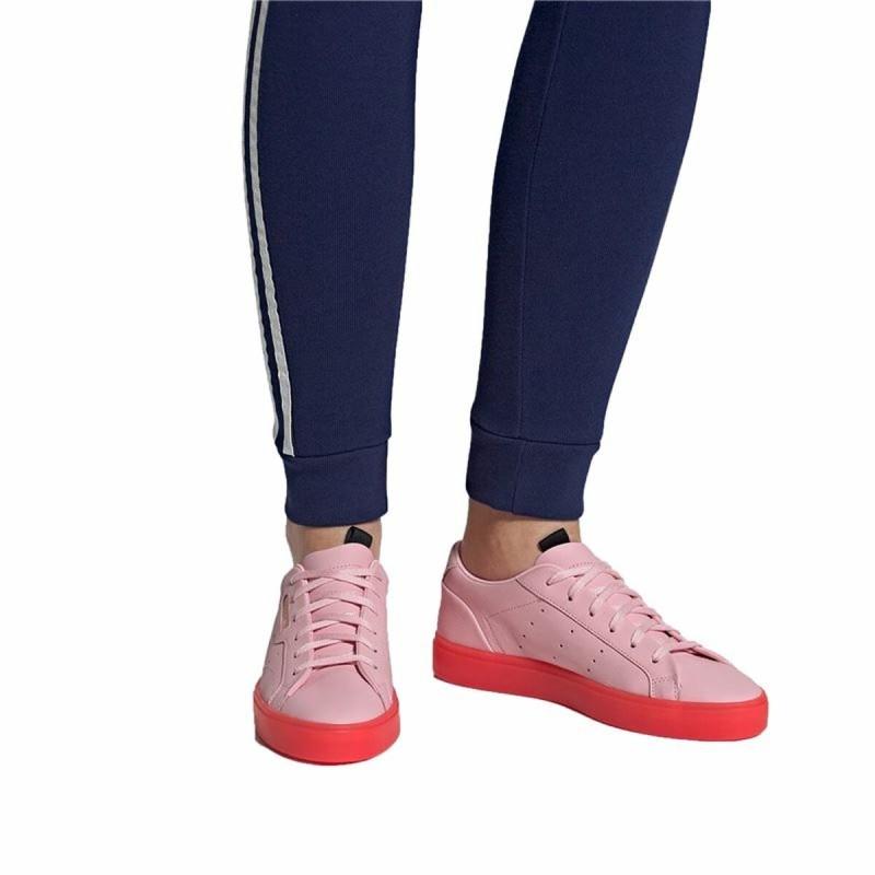 Baskets Casual pour Femme Adidas Originals Sleek Rose clair