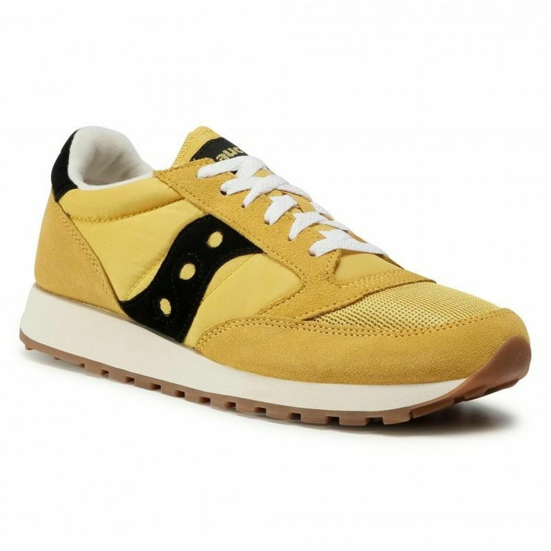 Baskets Casual pour Femme Saucony Jazz Original Vintage Suede Jaune