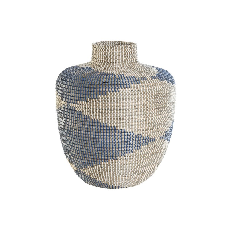 Vase DKD Home Decor Bleu Naturel méditerranéen 40 x 40 x 48 cm