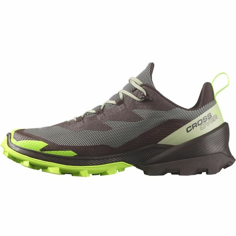 Chaussures de Sport pour Homme Salomon Cross Over 2 Gore-Tex Vert citron