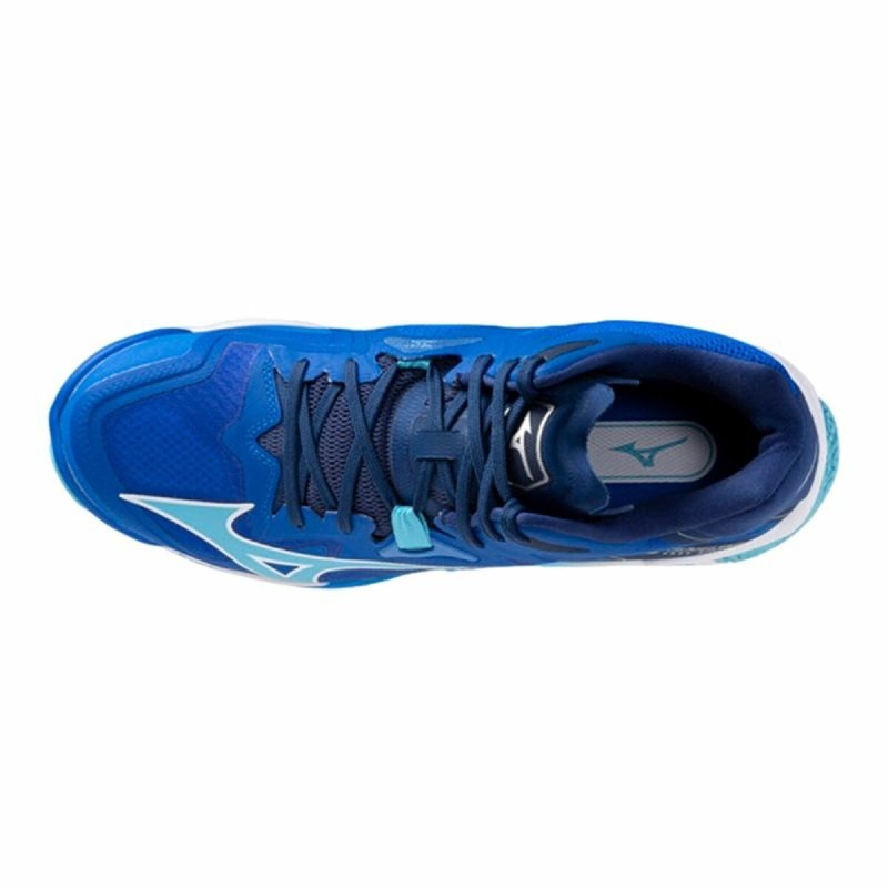 Chaussures de Sport pour Homme Mizuno Wave Lightning Z8 Mid Bleu Volleyball